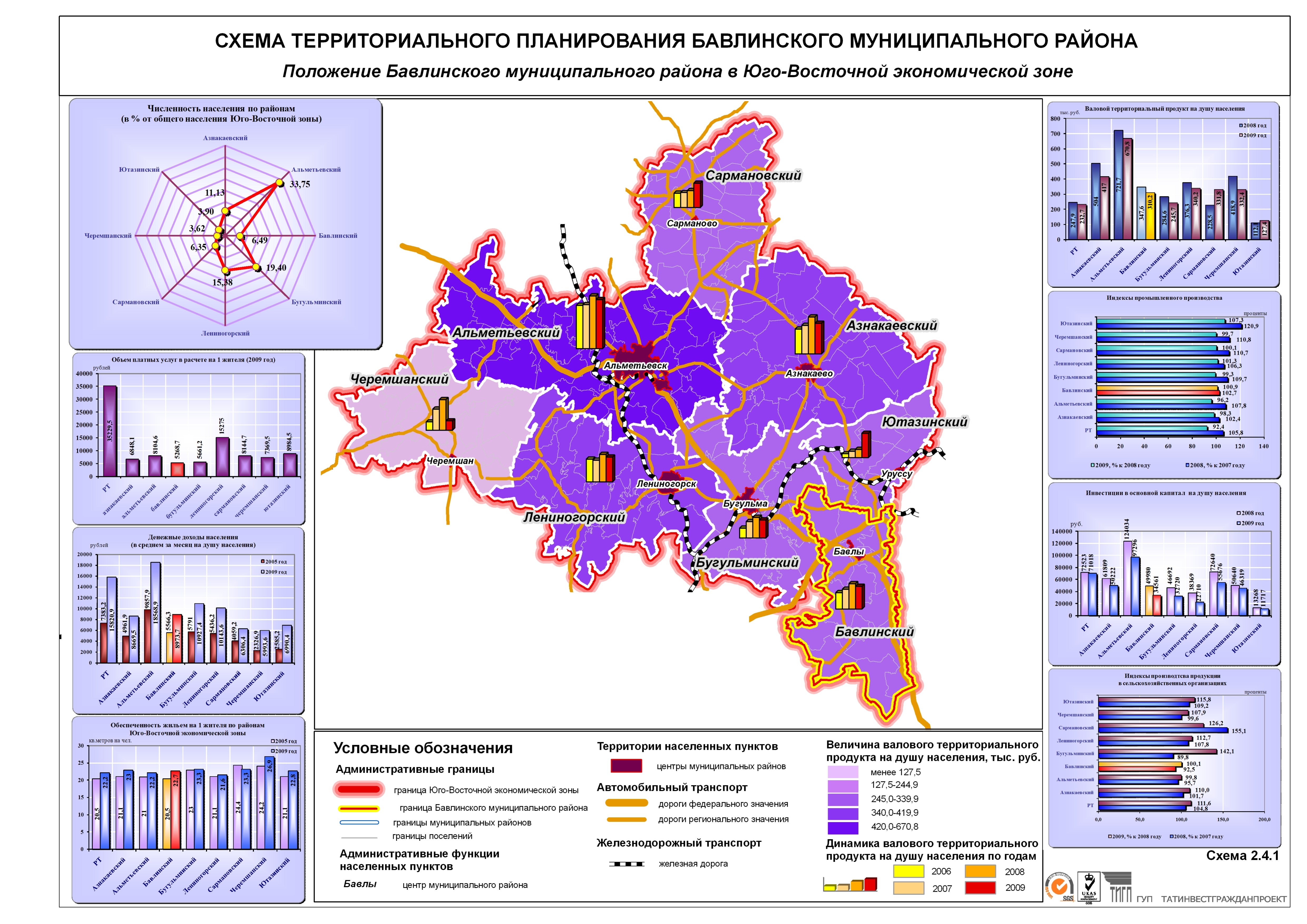 Карта бавлов с улицами